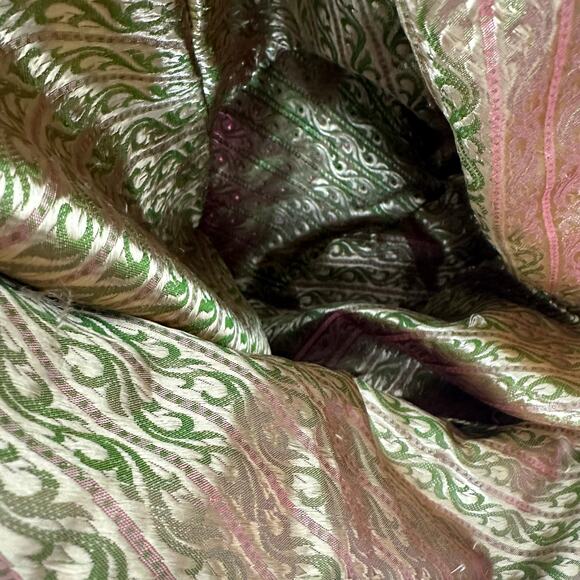 Womens Bohemian Tribal Button Closure Ethnic Green/Gold Shoulder Crossbody Bag - Picture 7 of 7